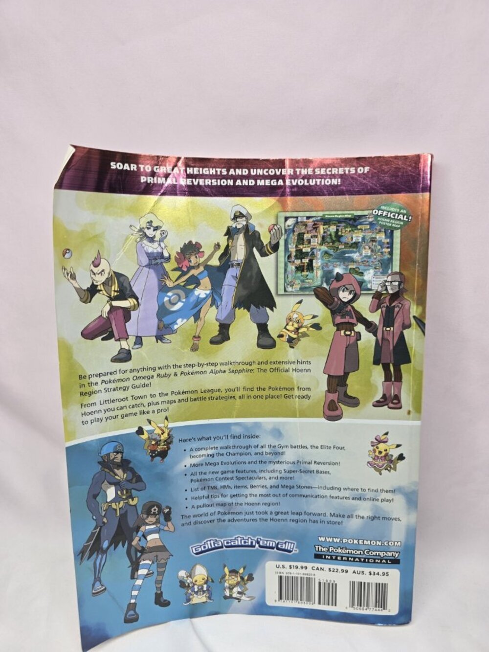 Pokemon Omega Ruby & Alpha Sapphire Official Hoenn Region Strategy Guide Book - Picture 4 of 9
